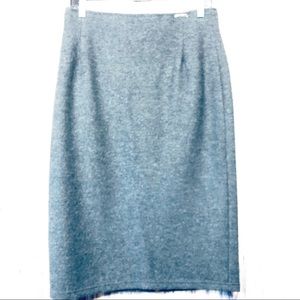 Geiger 100% Wool Pencil Skirt Below the Knee Sz 42